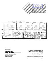 29355 Northwestern Hwy, Southfield, MI to rent Floor Plan- Image 1 of 1