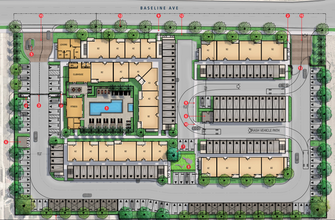 16813 Baseline, Fontana, CA for sale Site Plan- Image 1 of 3