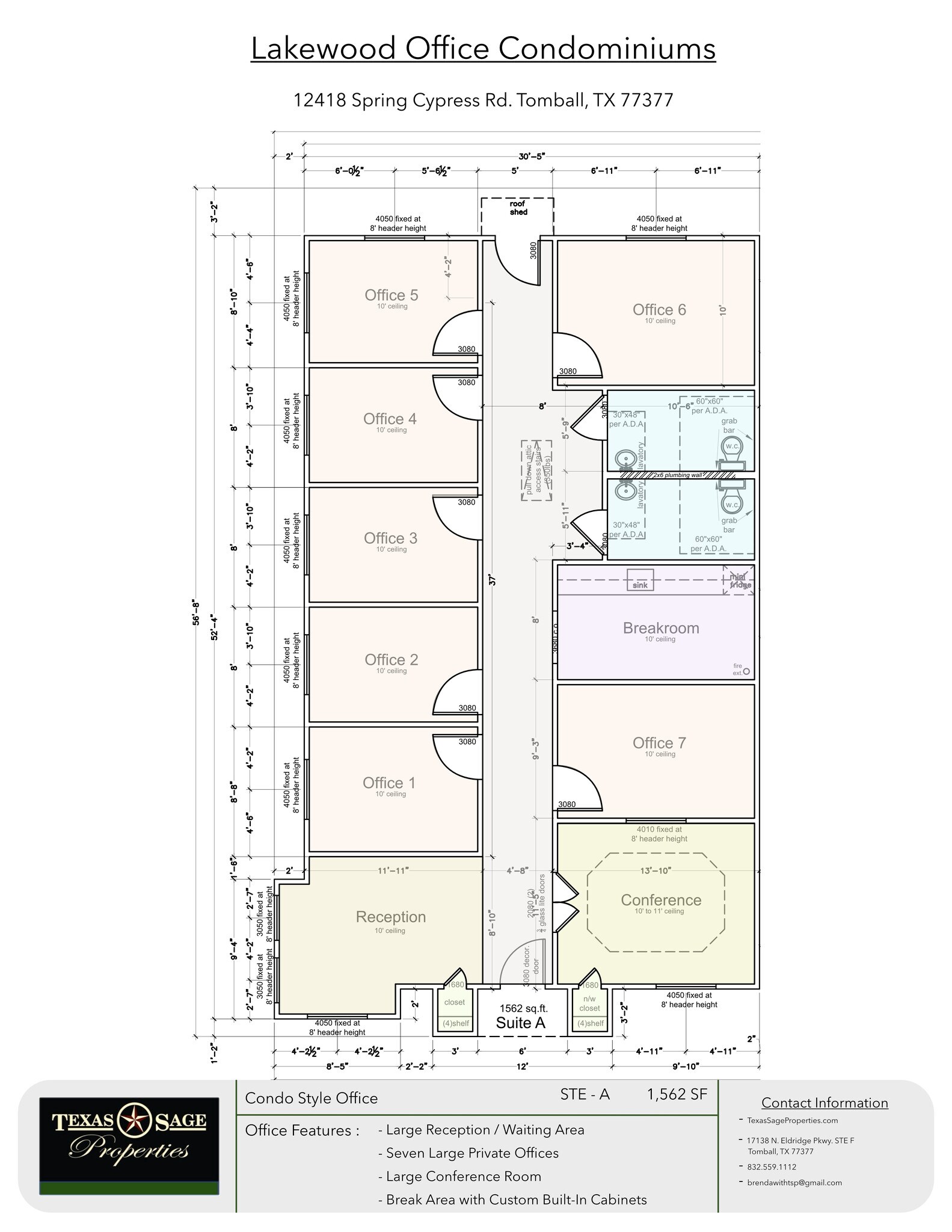 12410 Spring Cypress Rd, Tomball, TX to rent Floor Plan- Image 1 of 1