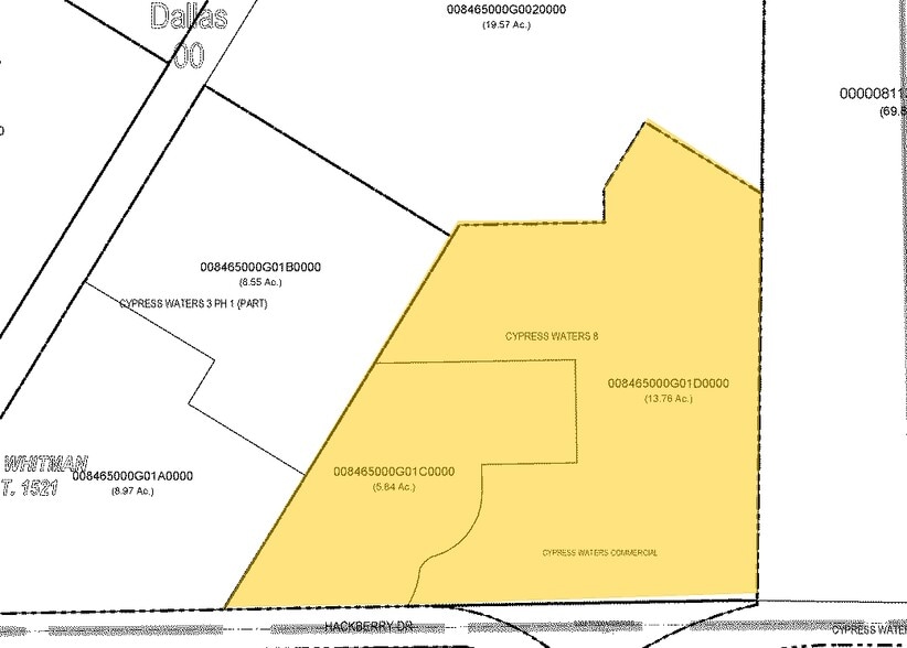3001 Hackberry Rd, Coppell, TX to rent - Plat Map - Image 2 of 6