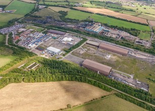 Melton Commercial Park, Melton Mowbray, LEC - aerial  map view