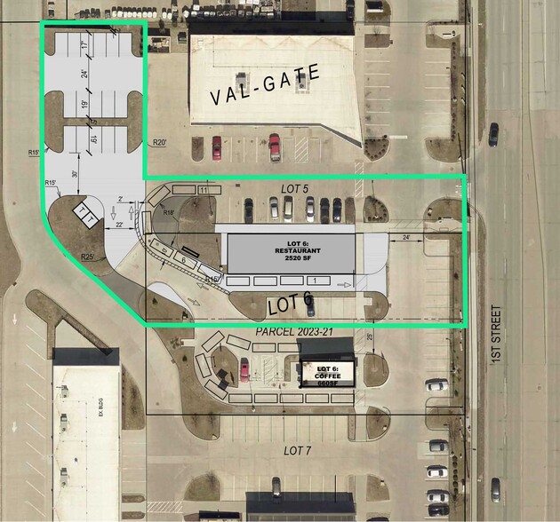 840 1st St, West Des Moines, IA for rent - Site Plan - Image 2 of 2