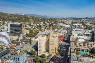 6253 Hollywood Blvd, Los Angeles, CA - aerial  map view