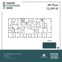 1400 S Colorado Blvd, Denver, CO for rent Floor Plan- Image 2 of 4