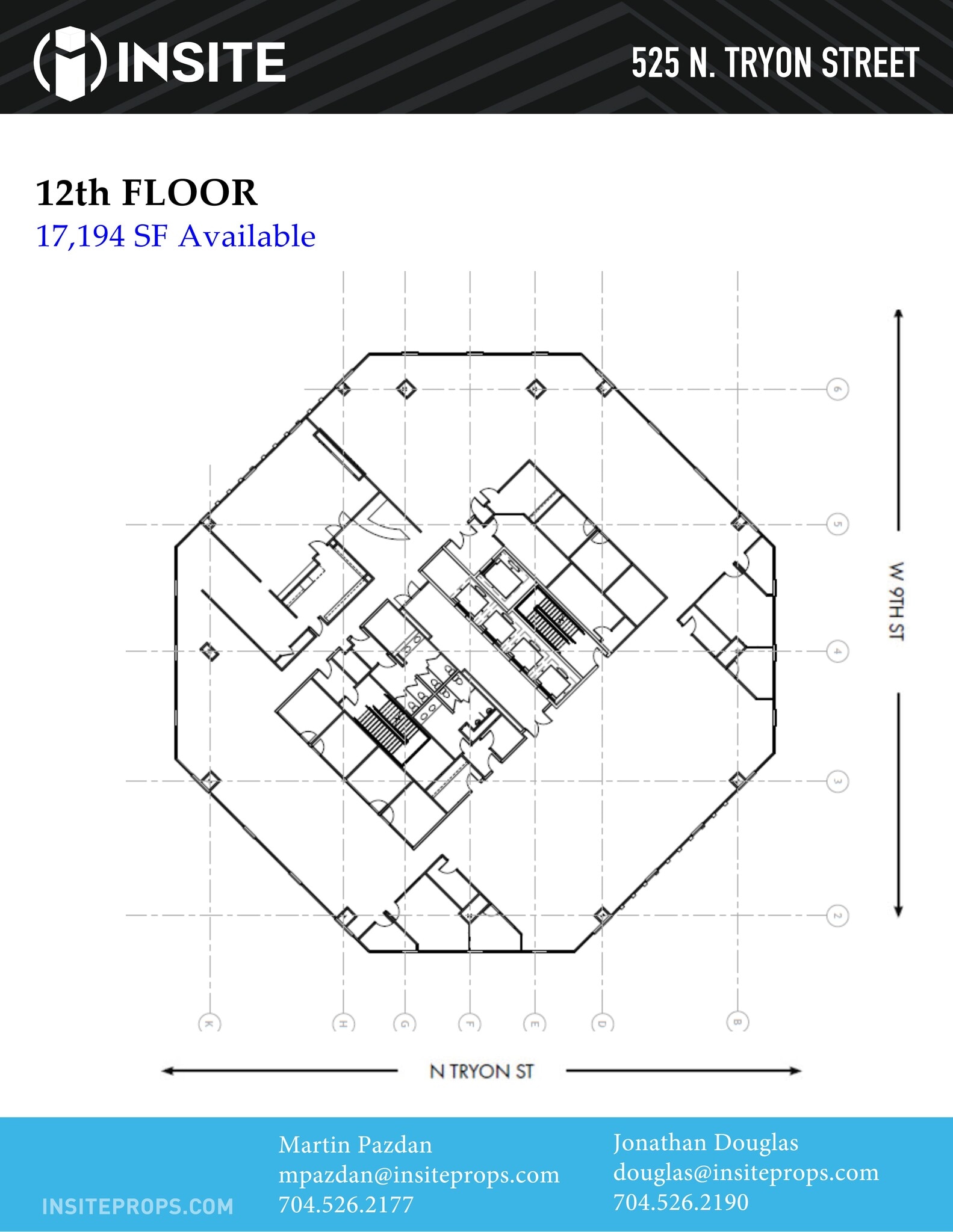 525 N Tryon St, Charlotte, NC to rent Site Plan- Image 1 of 1