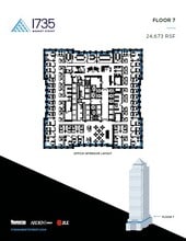 1735 Market St, Philadelphia, PA to rent Floor Plan- Image 1 of 2