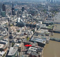 85 Queen Victoria St, London, LND - aerial  map view