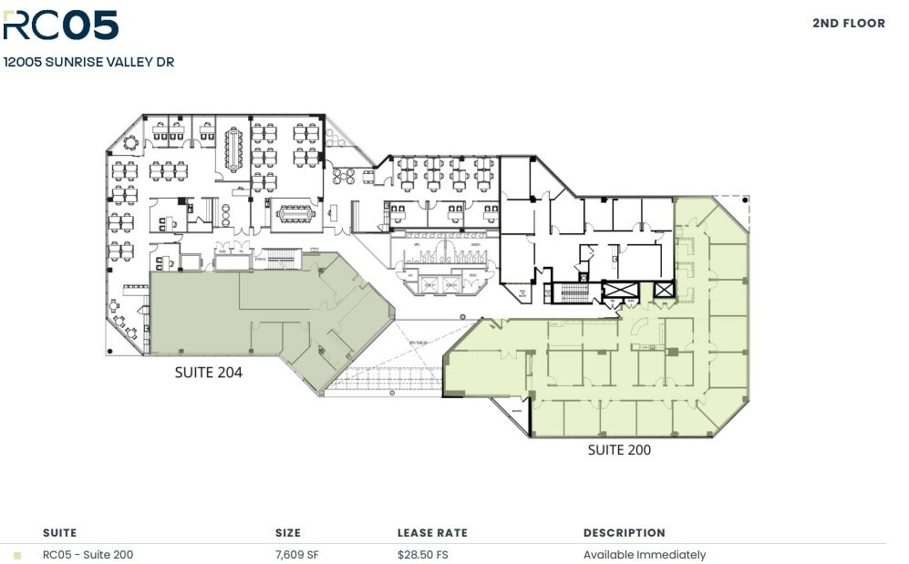 12001 Sunrise Valley Dr, Reston, VA to rent Floor Plan- Image 1 of 1