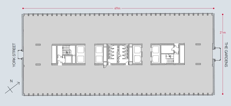 Piccadilly Plz, Manchester for rent - Floor Plan - Image 2 of 11