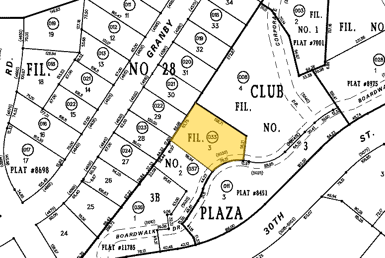 5030 Boardwalk Dr, Colorado Springs, CO for sale - Plat Map - Image 2 of 25