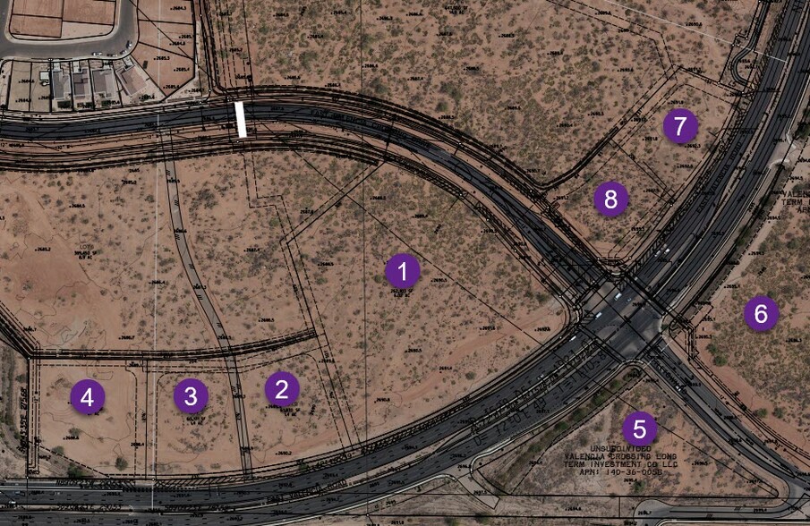 5125 Valencia & Littletown Rd - Valencia Crossing, Tucson, AZ for sale - Aerial - Image 1 of 2