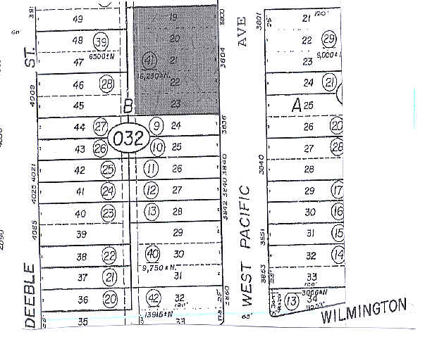 3800 W Pacific Ave, Sacramento, CA for rent - Plat Map - Image 2 of 3