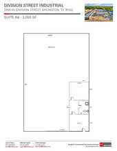 2800 W Division St, Arlington, TX for rent Floor Plan- Image 2 of 2