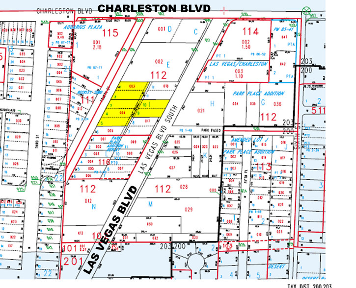 1150 S Las Vegas Blvd, Las Vegas, NV for sale - Plat Map - Image 1 of 1