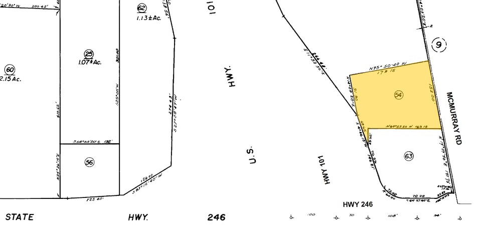 321 Mcmurray Rd, Buellton, CA for rent - Plat Map - Image 2 of 6