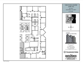 1000-4000 Town Center, Southfield, MI for rent Floor Plan- Image 2 of 2