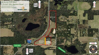 0 Blanton Rd, Dade City, FL - aerial  map view