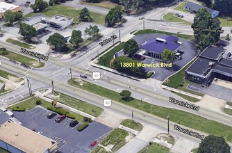 13801 Warwick Blvd, Newport News, VA - aerial  map view - Image1