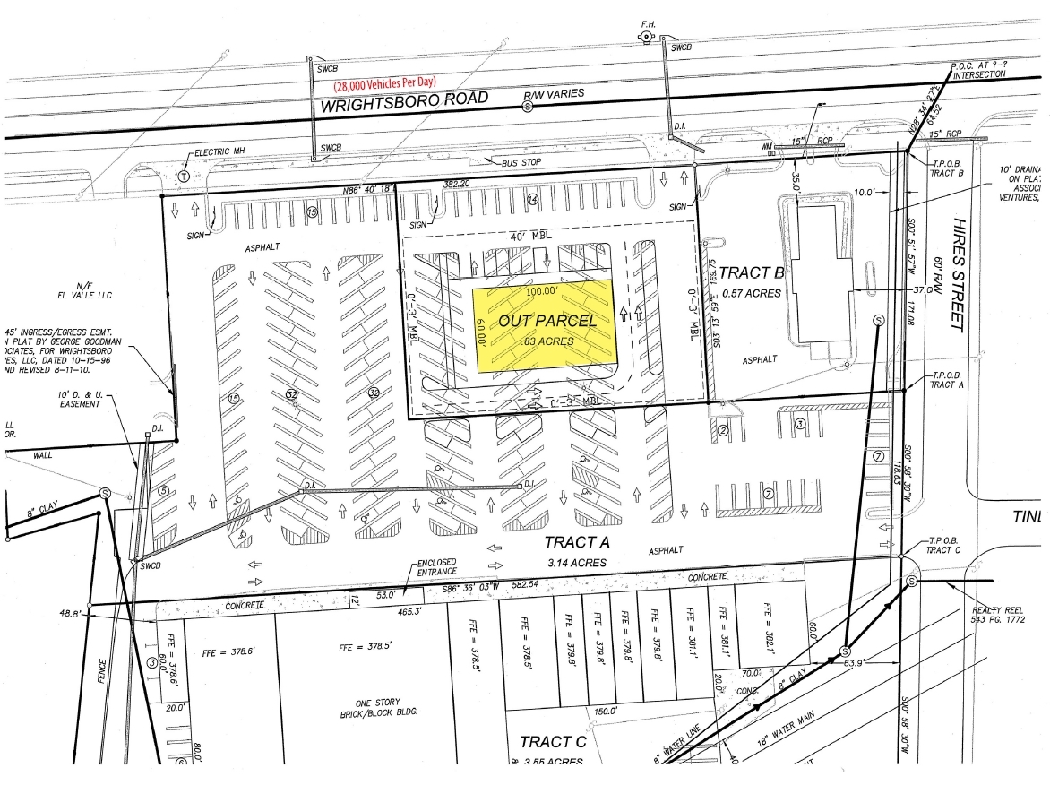 3134 Wrightsboro Rd, Augusta, GA for sale Plat Map- Image 1 of 1