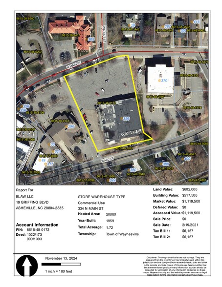 356 N Main St, Waynesville, NC for rent - Site Plan - Image 1 of 1