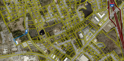 1250 Kitty Hawk, West Columbia, SC - aerial  map view