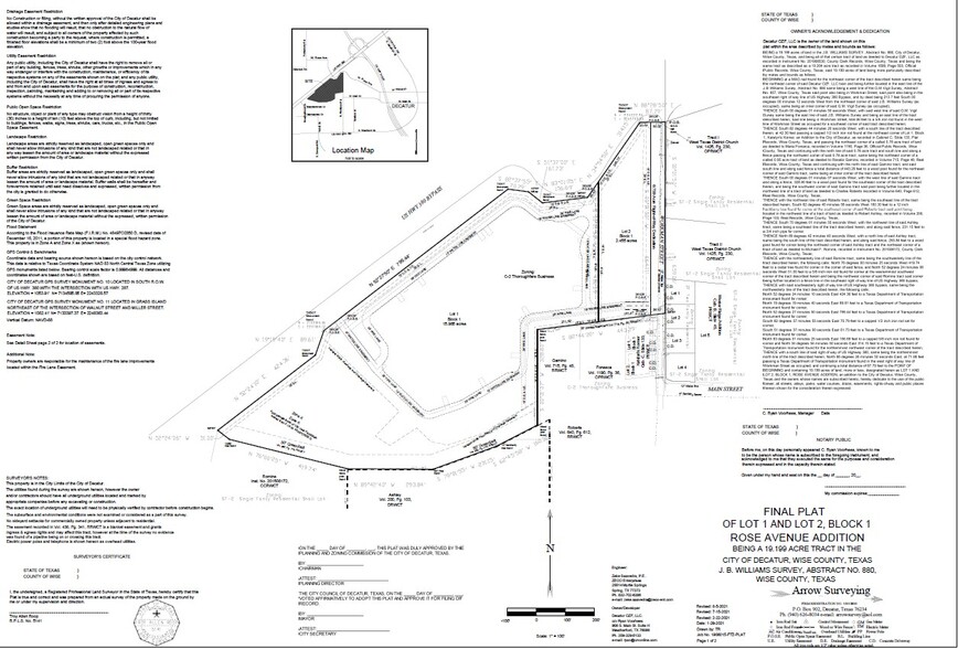 US 380 & Ross Ave, Decatur, TX for rent - Building Photo - Image 2 of 4