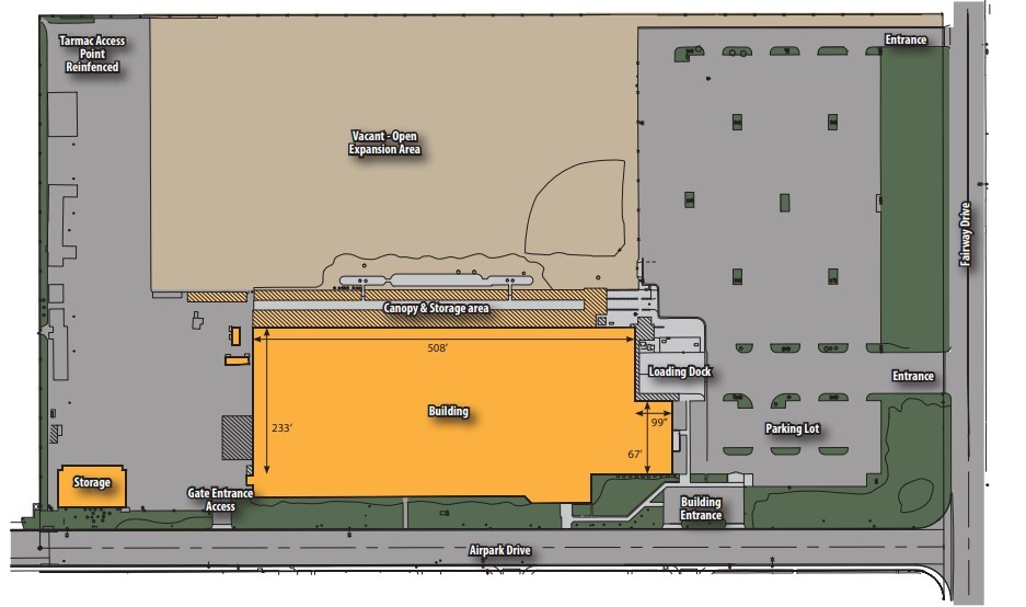 2641 Airpark Dr, Santa Maria, CA for rent - Site Plan - Image 2 of 4