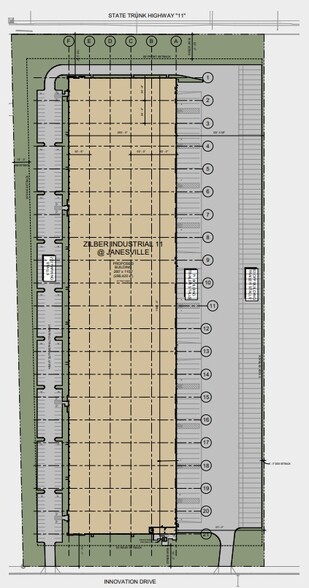 400 Innovation Drive, Janesville, WI for rent - Site Plan - Image 2 of 4