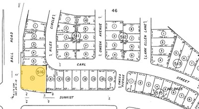 2500 E Ball Rd, Anaheim, CA for sale Plat Map- Image 1 of 1