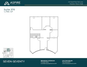 770 S Post Oak Ln, Houston, TX for rent Floor Plan- Image 1 of 2