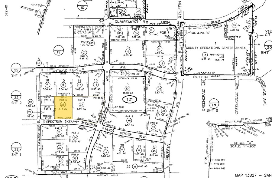 9112 Spectrum Center Blvd, San Diego, CA for rent - Plat Map - Image 2 of 4