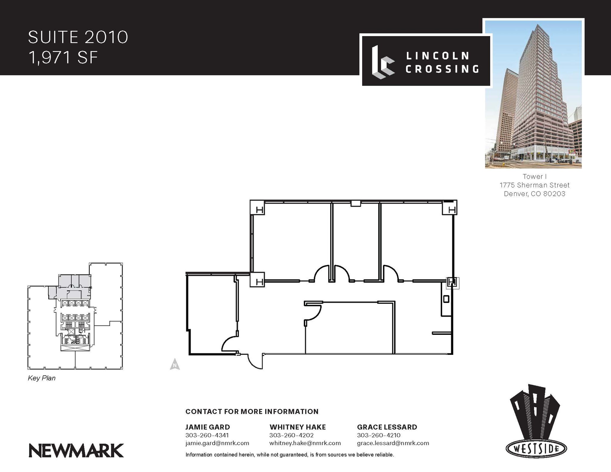 1775 Sherman St, Denver, CO to rent Floor Plan- Image 1 of 1