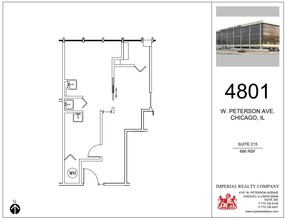 4801 W Peterson Ave, Chicago, IL for rent Floor Plan- Image 1 of 5