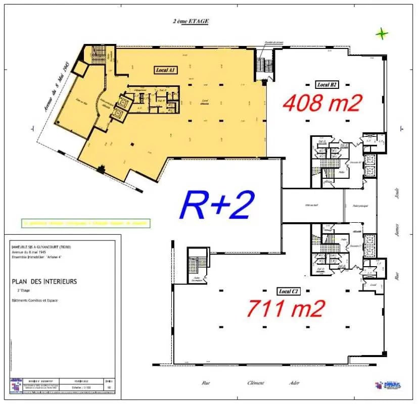 Office in Guyancourt to rent Floor Plan- Image 1 of 5