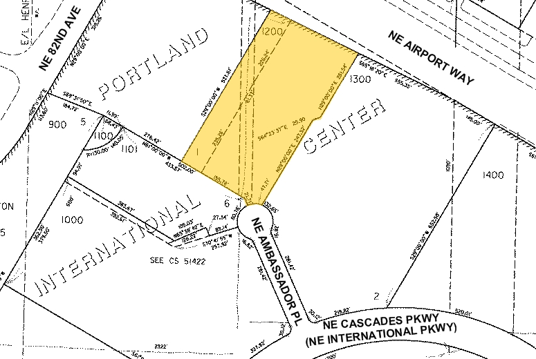 7700 NE Ambassador Pl, Portland, OR for rent - Plat Map - Image 2 of 8