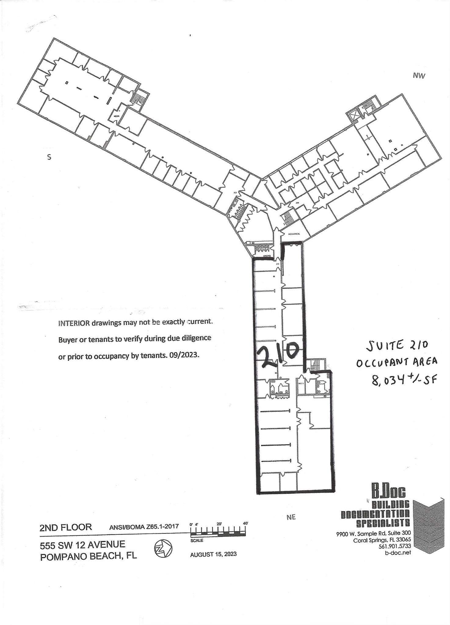 555 S Andrews Ave, Pompano Beach, FL for rent Site Plan- Image 1 of 2