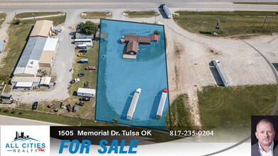 1505 Memorial Dr, Marietta, OK for sale Aerial- Image 1 of 1