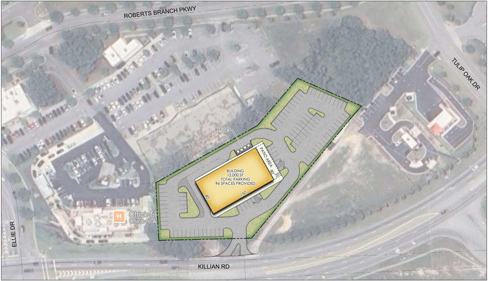 409 Killian Rd, Columbia, SC for rent - Site Plan - Image 1 of 3