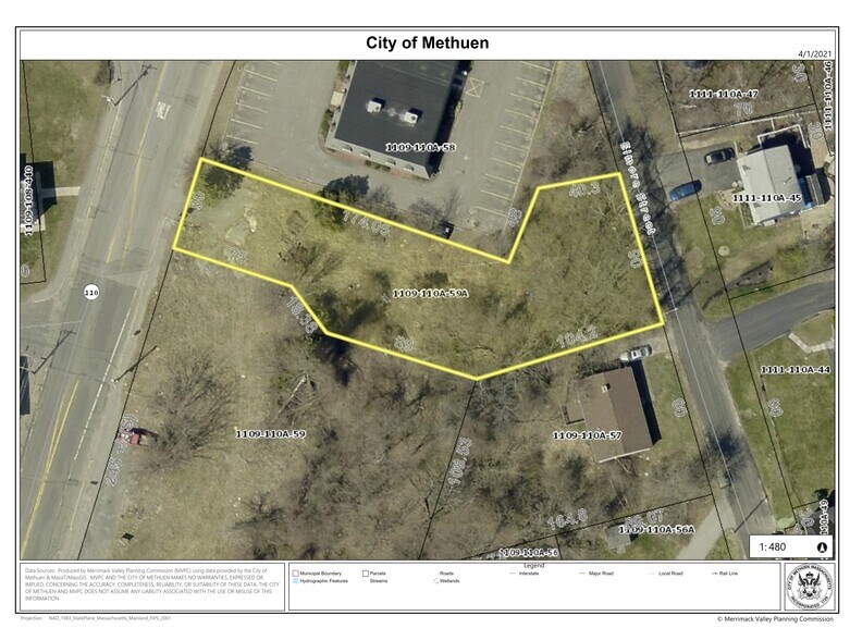 357-361 Merrimack St, Methuen, MA for rent - Site Plan - Image 1 of 3