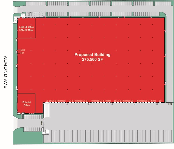 0 Almond Ave, Fontana, CA for rent - Site Plan - Image 3 of 3