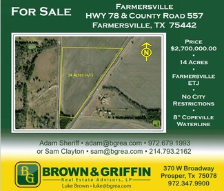 More details for 15180 County Road 558, Farmersville, TX - Land for Sale