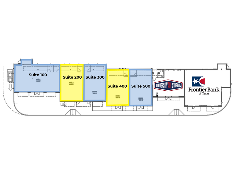 2651 University ave, Georgetown, TX for rent - Floor Plan - Image 2 of 4