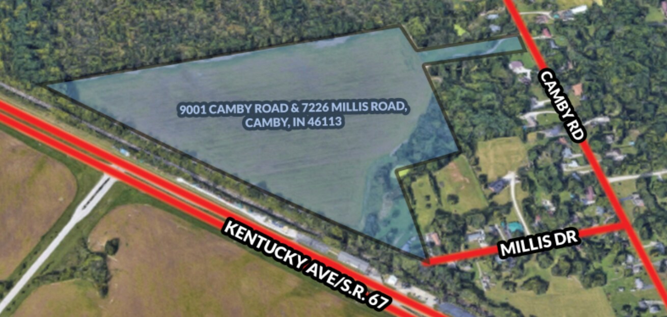 9001 Camby Rd, Camby, IN for sale Aerial- Image 1 of 1