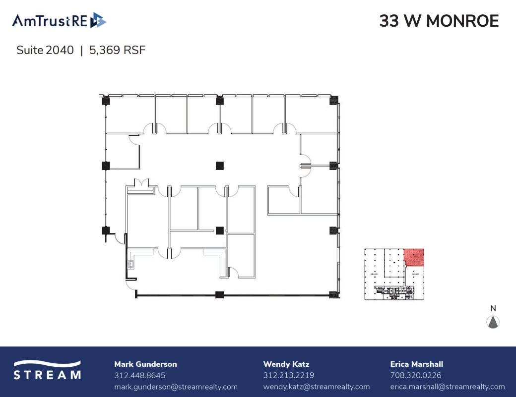 33 W Monroe St, Chicago, IL to rent Floor Plan- Image 1 of 1