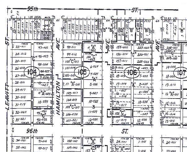 9504-9510 S Hamilton Ave, Chicago, IL for sale Plat Map- Image 1 of 1