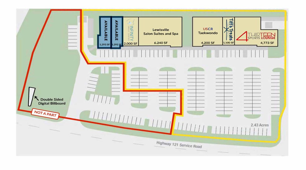 Tx-121, Lewisville, TX for rent - Site Plan - Image 1 of 10