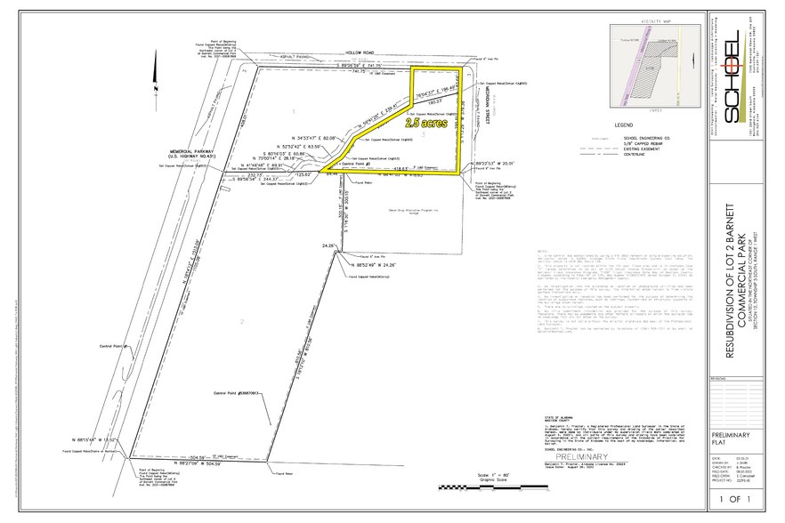 Hollow Road, Huntsville, AL for sale - Building Photo - Image 2 of 2