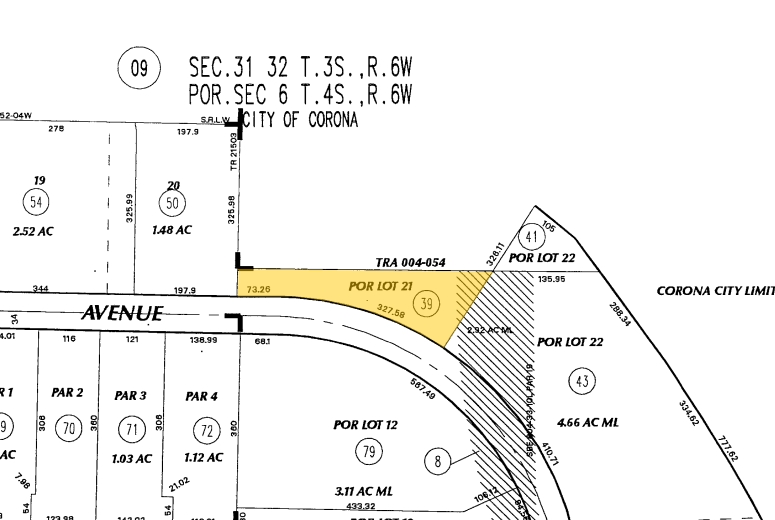 1181 California Ave, Corona, CA for rent - Plat Map - Image 2 of 2