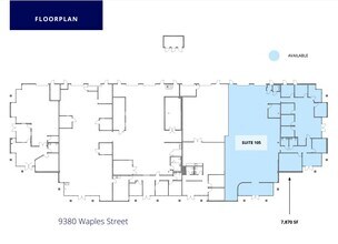 9380 Waples St, San Diego, CA for rent Floor Plan- Image 1 of 1