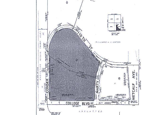 7300 College Blvd, Overland Park, KS for rent - Plat Map - Image 2 of 11